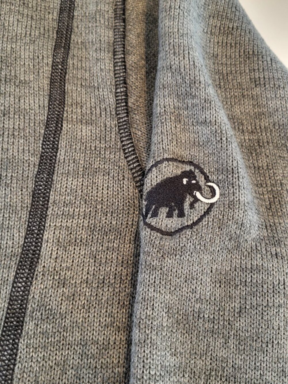 Mammut Men's Gray Quarter Zip Fleece Pullover Size M - Picture 2 of 11